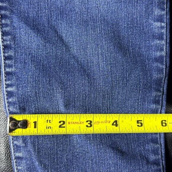 Jessica Simpson Kiss Me Super Skinny Jeans Raw Hem Distressed Women’s 14/32 - Picture 13 of 15